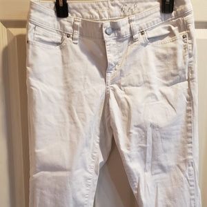 Limited white skinny jeans